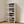 BOXJOY Hard Plastic 8 Shelf Vertical White Shoe Rack with Transparent Door