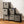 BOXJOY Plastic 6 Shelf Black Cube Storage Rack with Fabric Drawers