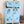 Spacious BOXJOY Plastic 12 Shelf Blue Kids Wardrobe featuring space astronaut stickers and open doors.