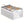 BOXJOY PVC Nylon Mesh Foldable White Transparent Clothes Basket