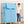 Flexible layout of the BOXJOY Plastic 12 Shelf Blue Kids Wardrobe showing space for clothes and toys.
