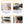 Six-step glue usage guide demonstrating how to open and apply the adhesive tube for mounting the bathroom shelfs.