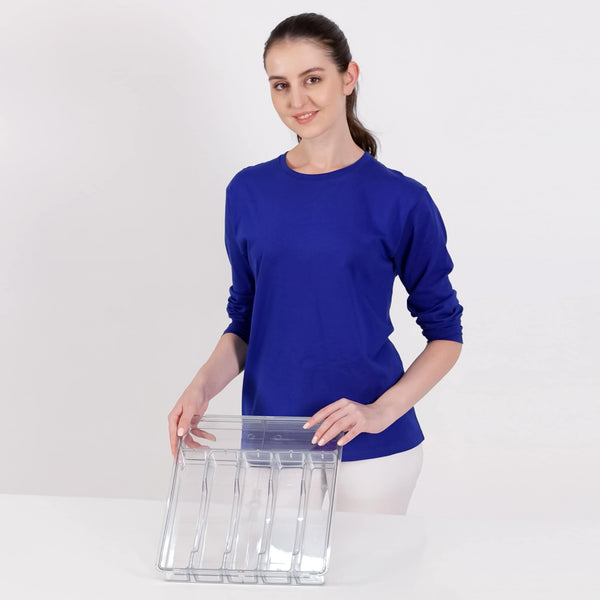 BOXJOY Acrylic Expandable Transparent Trays - 8 Grid
