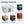 BOXJOY Pack of 2 24L Polyester Foldable with Front Transparent window Light Grey Clothes Box