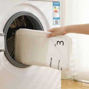 BOXJOY Premium White Travel Packing Cubes - 7 Pcs