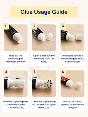 Four-step drill installation manual detailing how to mount the grey bathroom shelfs on a wall using screws.