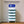 BOXJOY Plastic 5 Shelf Blue Shoe Rack - Blue Door Pack of 1