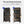 BOXJOY Plastic 6 Shelf Black Shoe Rack with Translucent Doors