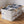 BOXJOY Polyester Cotton Foldable Light Grey Clothes Basket - with Steel Frame