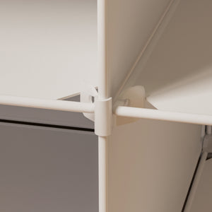 BOXJOY Plastic 8/12 Shelf Double Side Buckles - Set of 6